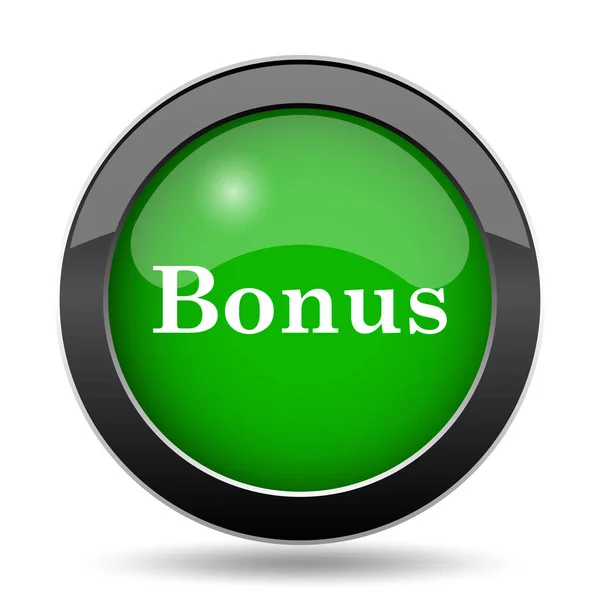 Bonus Icon Green Website Button White Background — Stock Photo, Image