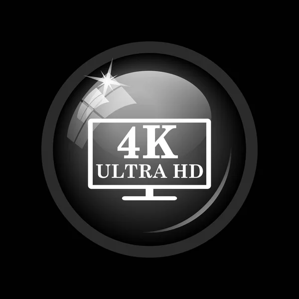 Icona 4K Ultra HD — Foto Stock