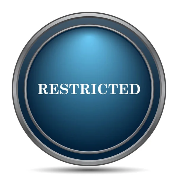 Restricted icon — Stock Photo, Image