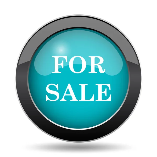 Продажи Иконка Продажи Кнопку Веб Сайт Белом Фоне — стоковое фото