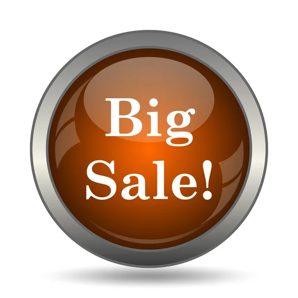 Big Sale Icon Internet Button White Background — Stock Photo, Image