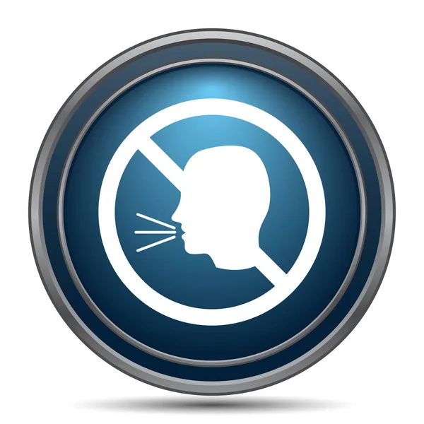 No talking icon — Stock Photo, Image