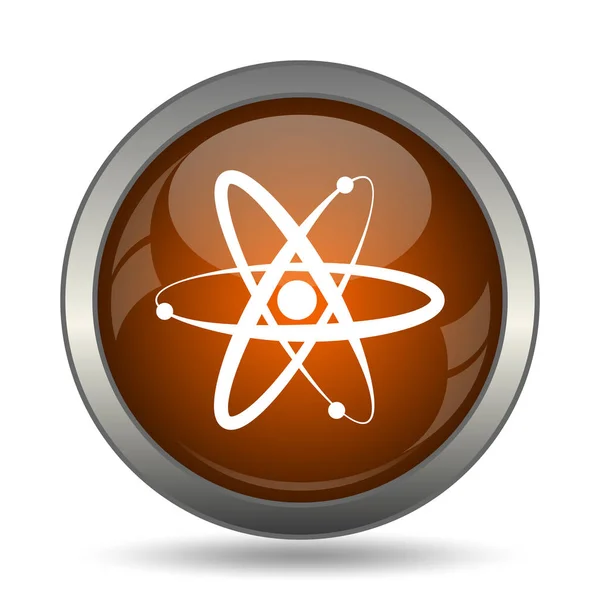 Atoms Icon Internet Button White Background — Stock Photo, Image