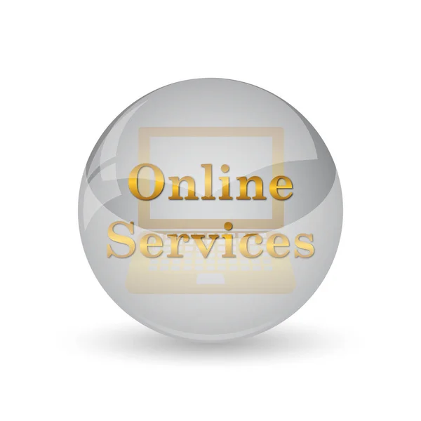 Icono de servicios online — Foto de Stock
