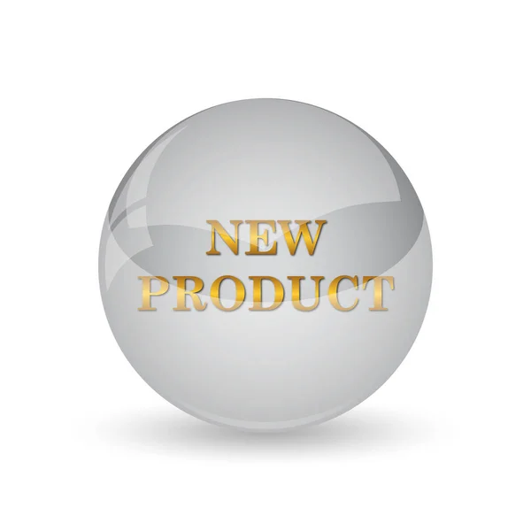 Nieuwe Product Icoon Internet Knop Witte Achtergrond — Stockfoto