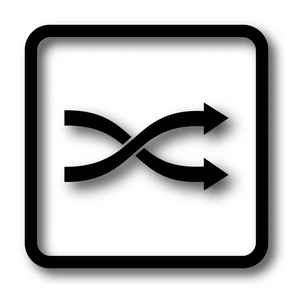 Shuffle-Symbol — Stockfoto