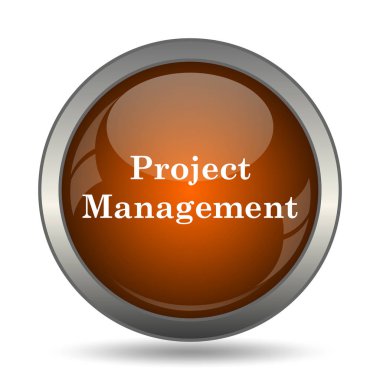 Proje Yönetimi simgesi. Beyaz arka plan üzerinde Internet düğmesi.