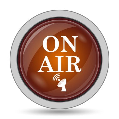 Hava kutsal kişilerin resmi, turuncu web sitesi düğme üzerinde beyaz arka plan üzerinde