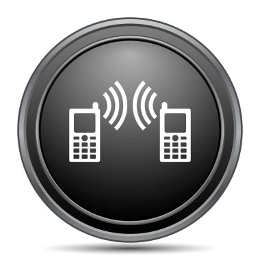 İletişim siyah kutsal kişilerin resmi web sitesi düğme beyaz arka plan üzerinde