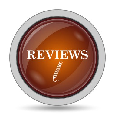 Turuncu kutsal kişilerin resmi web sitesi düğme beyaz zemin üzerine değerlendirmeleri