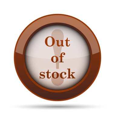 Hisse senedi simgesi dışında. Beyaz arka plan üzerinde Internet düğmesi.