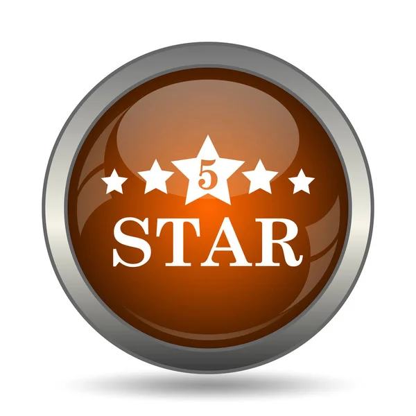 Star Icon Internet Button White Background — Stock Photo, Image