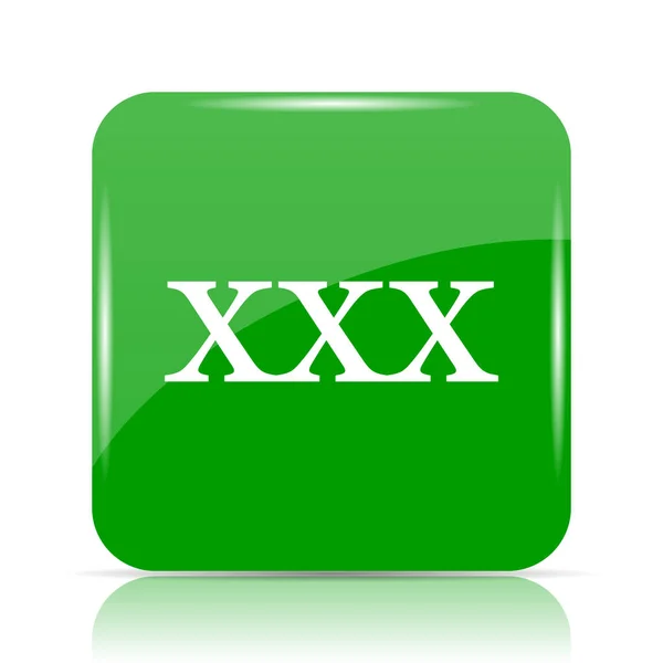 Xxx Icon Internet Button White Background — Stock Photo, Image