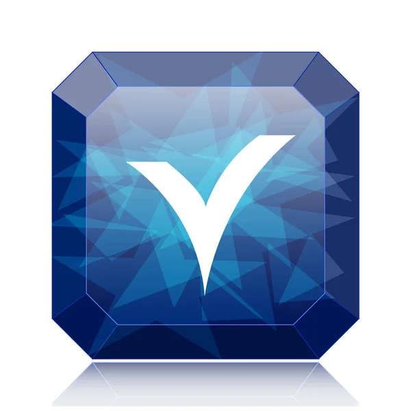 V checked icon — Stock Photo, Image