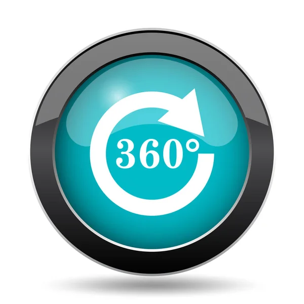 Reload 360 Pictogram Reload 360 Website Knop Witte Achtergrond — Stockfoto