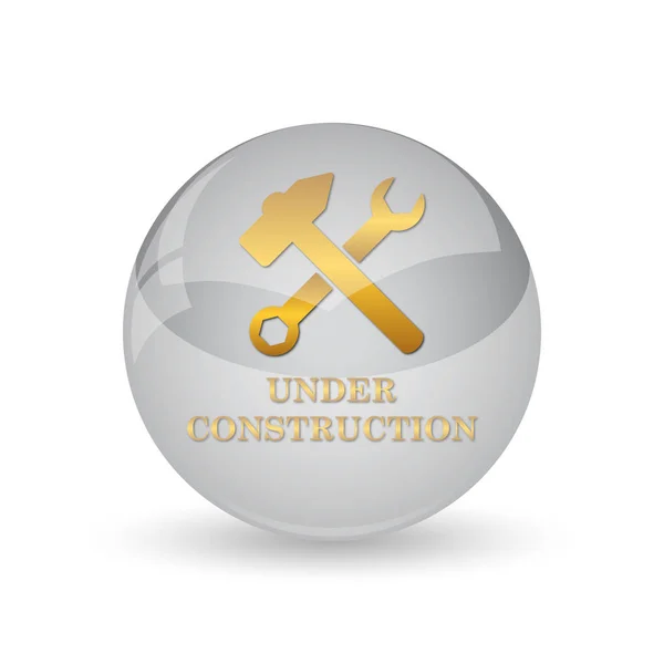 Onder constructie pictogram — Stockfoto