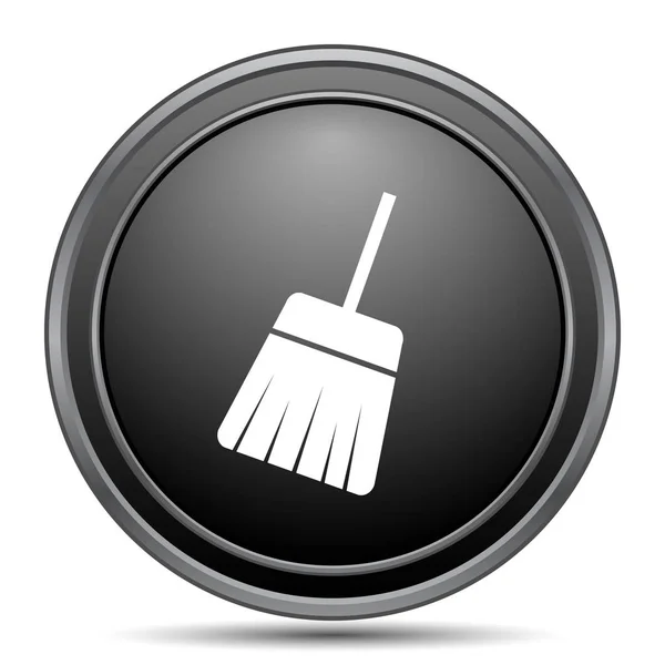 Sweep Icon Black Website Button White Background — Stock Photo, Image