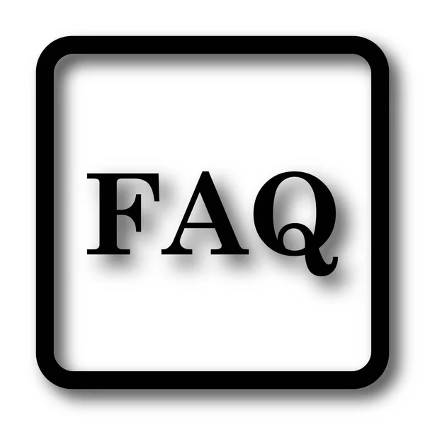 Icono de faq —  Fotos de Stock