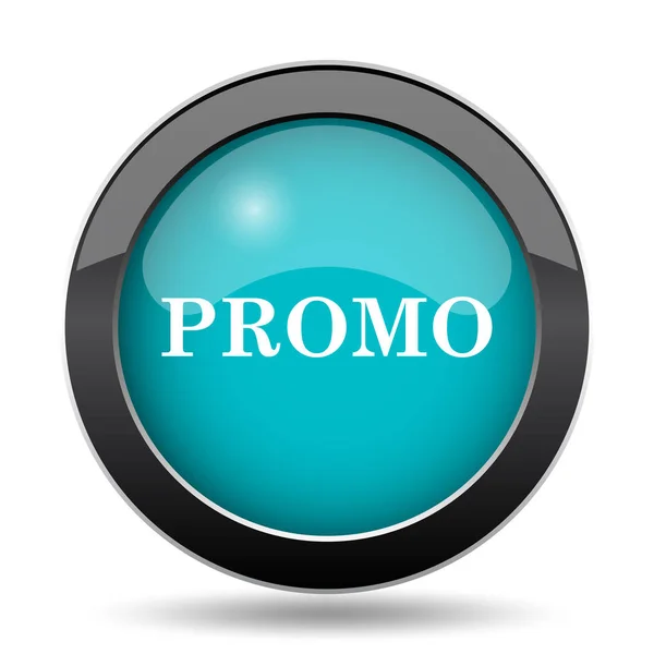 Promo Simgesi Beyaz Arka Plan Üzerinde Promosyon Web Sitesi Düğmesini — Stok fotoğraf