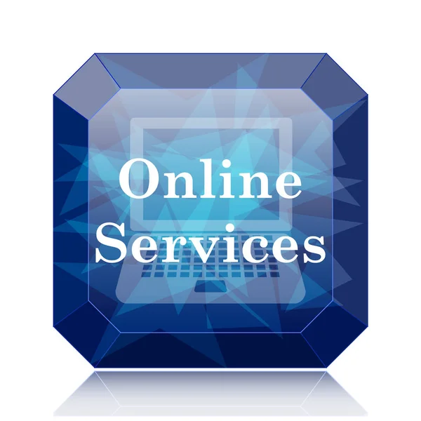 Ikona služby online — Stock fotografie
