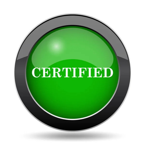 Icono certificado —  Fotos de Stock