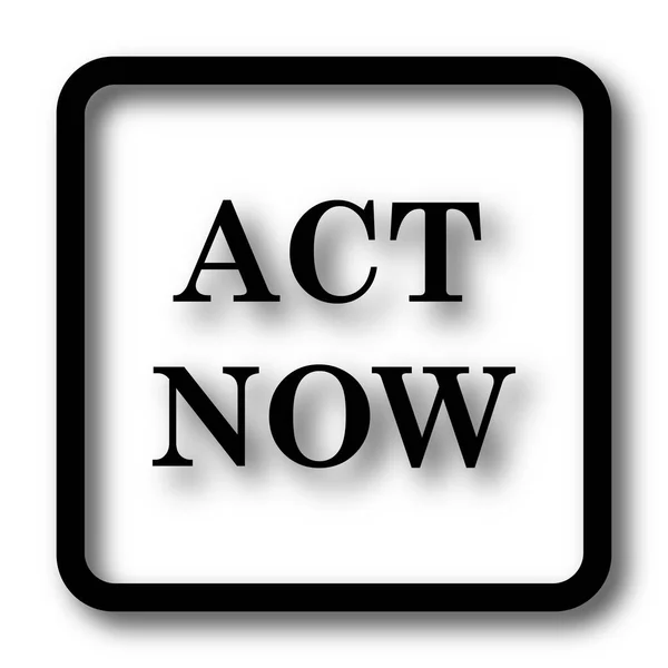 Act now icon — Stock Photo, Image