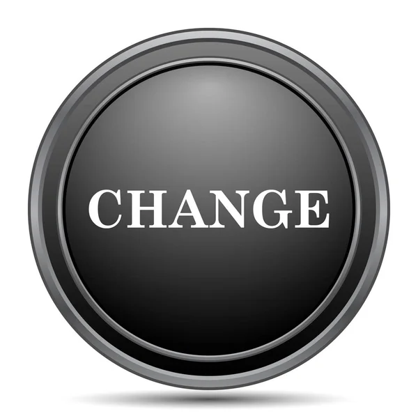 Change Icon Black Website Button White Background — Stock Photo, Image