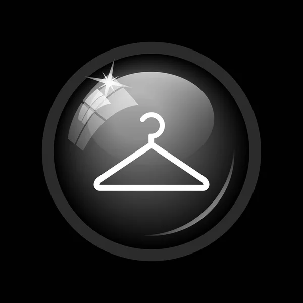 Hanger Icon Internet Button Black Background — Stock Photo, Image