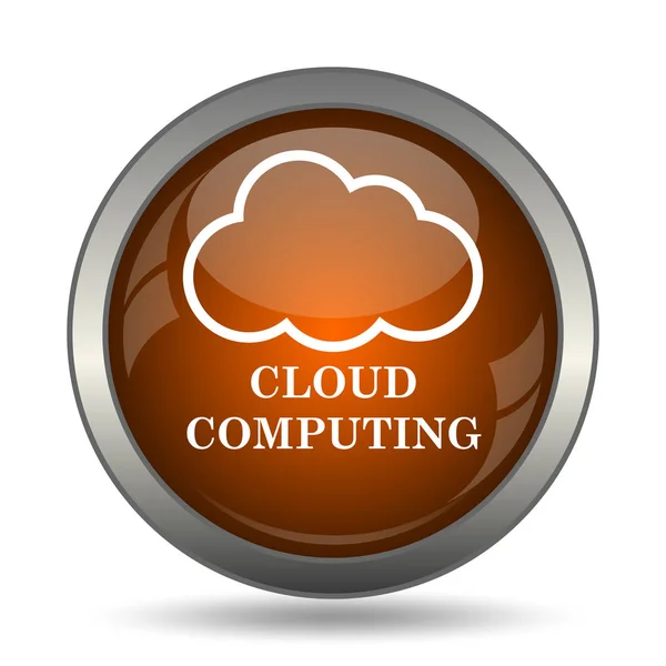 Хмара обчислювальної значок — стокове фото