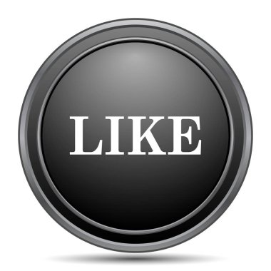 Simge, siyah beyaz arka plan üzerinde Web sitesi düğmesinin