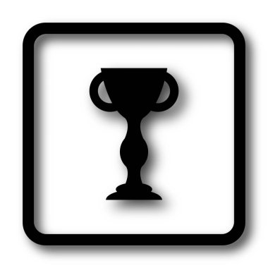 Siyah kutsal kişilerin resmi web sitesi düğme beyaz arka plan üzerinde kazananlar Kupası