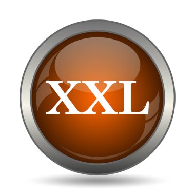XXL simgesi. Beyaz arka plan üzerinde Internet düğmesi.