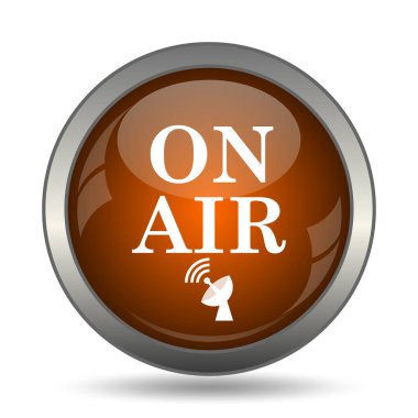 Hava simgesi. Beyaz arka plan üzerinde Internet düğmesi.