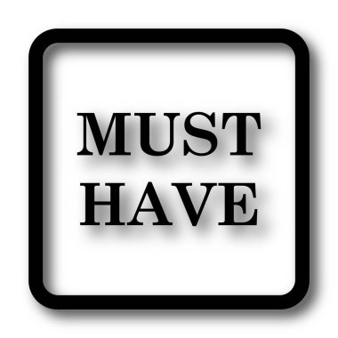 Beyaz arka plan üzerinde siyah kutsal kişilerin resmi web sitesi düğme olması gerekir