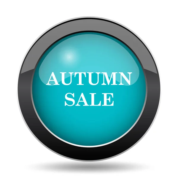 Autumn Sale Icon Autumn Sale Website Button White Background — Stock Photo, Image