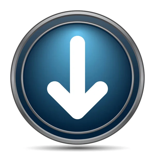 Down arrow icon — Stock Photo, Image