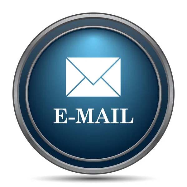 E-mail icon. Internet button on white background