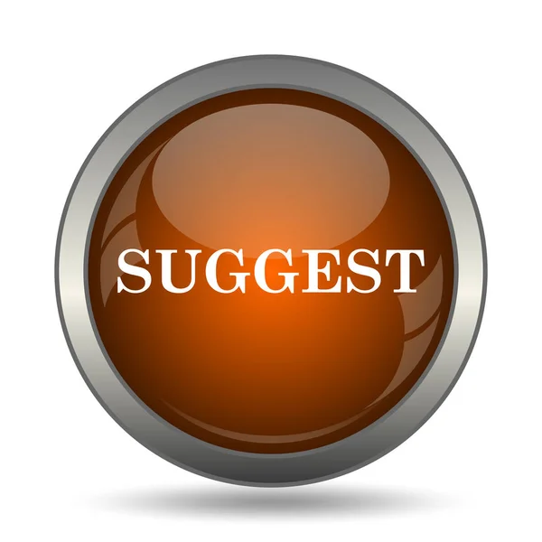 Suggest Icon Internet Button White Background — Stock Photo, Image