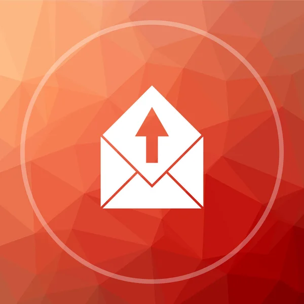Enviar Icono Correo Electrónico Enviar Mail Botón Del Sitio Web — Foto de Stock