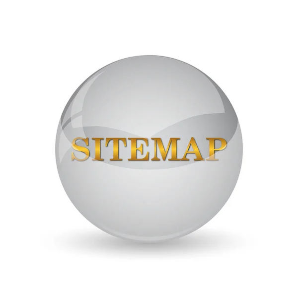 Sitemap Icon Internet Button White Background — Stock Photo, Image