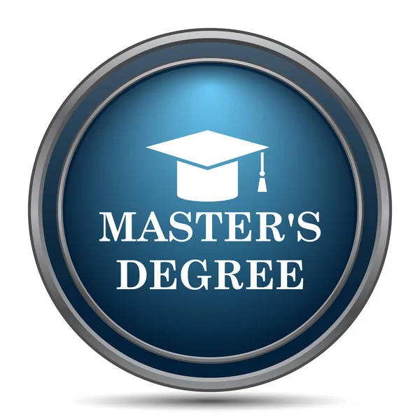 Master's degree pictogram — Stockfoto