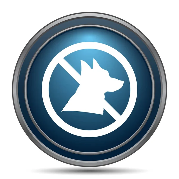 Forbidden dogs icon — Stock Photo, Image