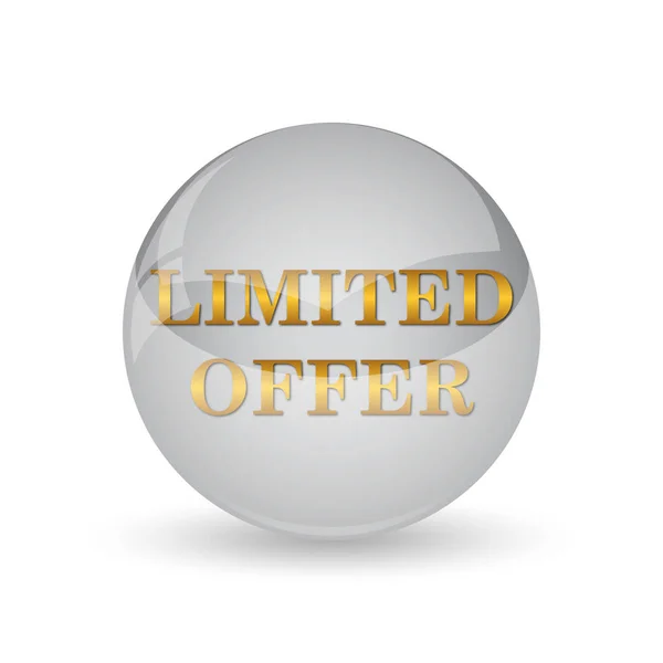 Limited Offer Icon Internet Button White Background — Stock Photo, Image