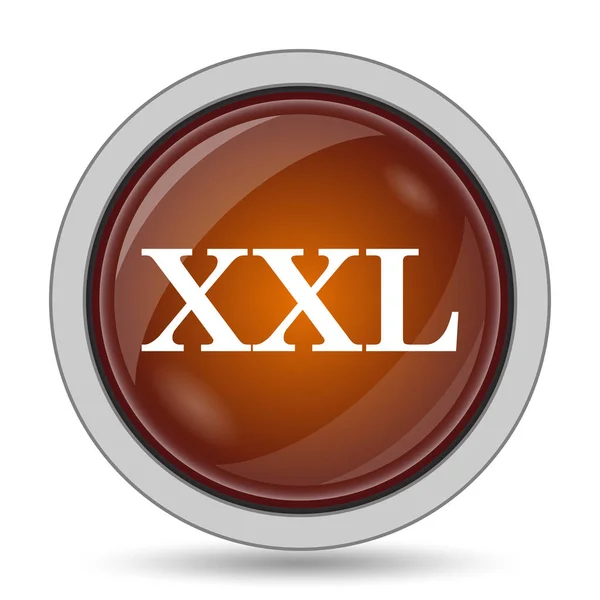 Xxl Icon Orange Website Button White Background — Stock Photo, Image