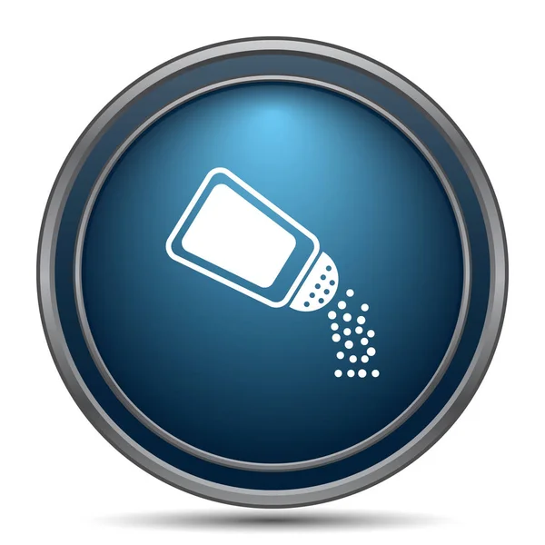 Salt Icon Internet Button White Background — Stock Photo, Image