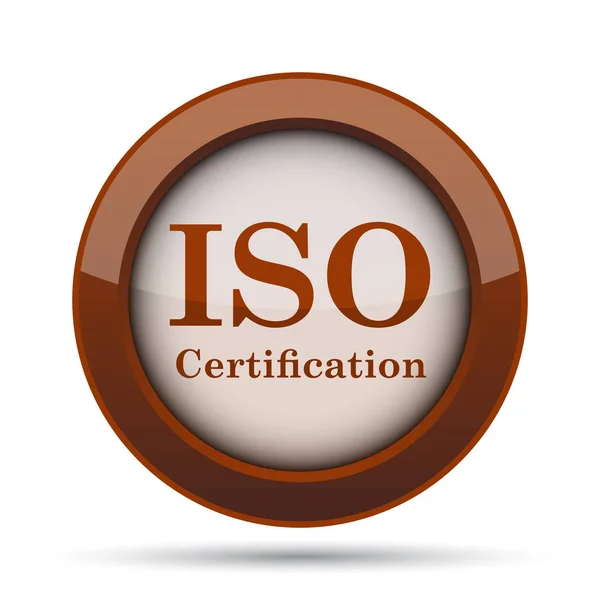 Ikona certifikace ISO — Stock fotografie