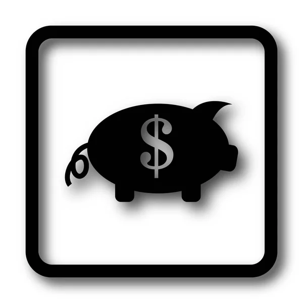 Zapisz pieniądze ikona — Zdjęcie stockowe