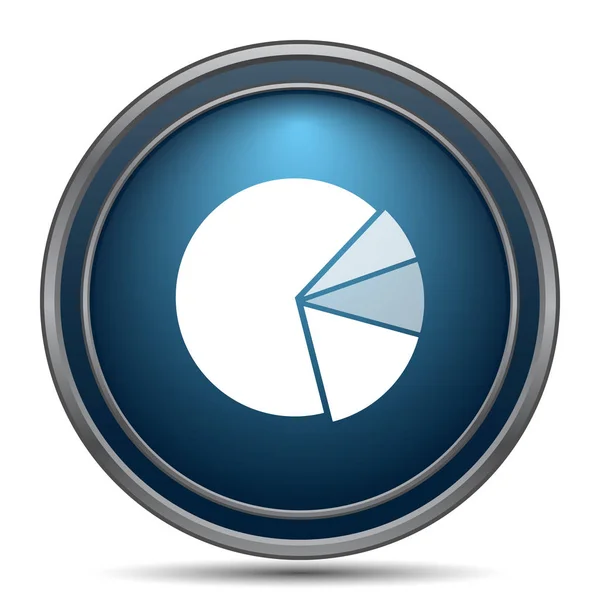 Wykres kołowy ikona — Zdjęcie stockowe