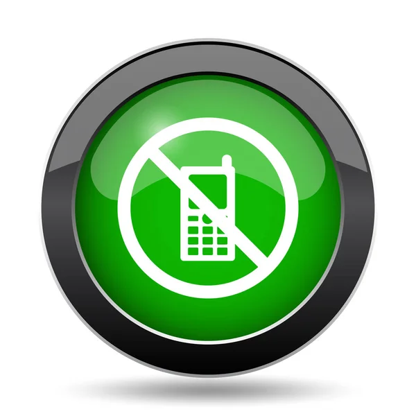 Mobile phone restricted icon — Stock Photo, Image