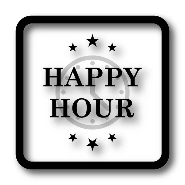 Happy hour значок — стокове фото